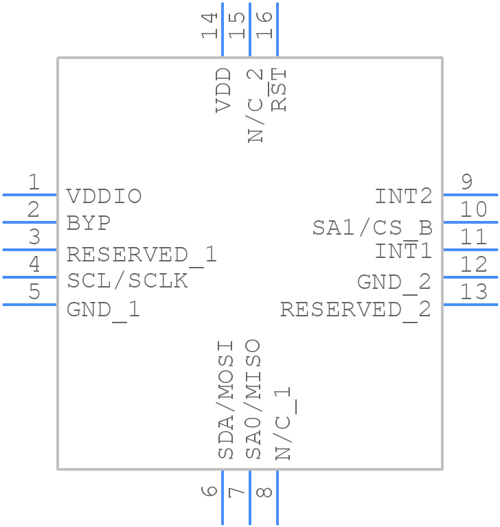 FXLS8471QR1 - NXP - PCB symbol