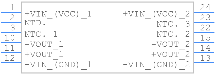TEM 2-0511 - Traco Power - PCB symbol