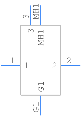 NC3FD-H-BAG - Neutrik - PCB symbol
