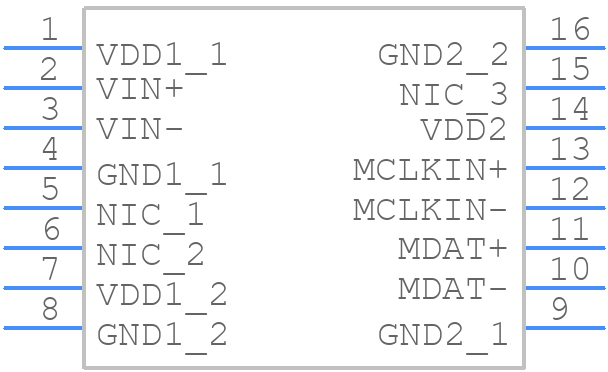 AD7405BRIZ-RL7 - Analog Devices - PCB symbol