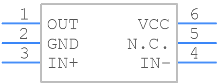 MAX4289EUT+T - Analog Devices - PCB symbol