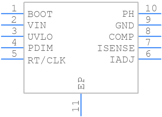 TPS92513HVDGQT - Texas Instruments - PCB symbol