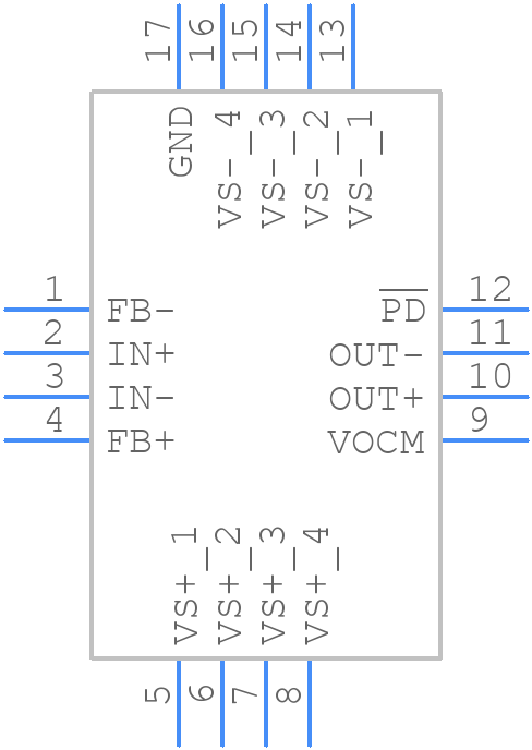 THS4541QRGTRQ1 - Texas Instruments - PCB symbol