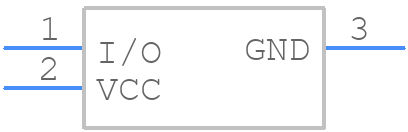 DS2411R+U - Analog Devices - PCB symbol