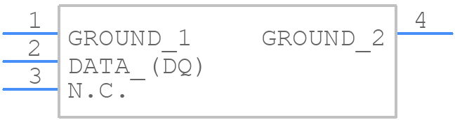 DS2401Z+ - Analog Devices - PCB symbol