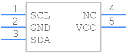 DS28CM00R-A00+T - Analog Devices - PCB symbol