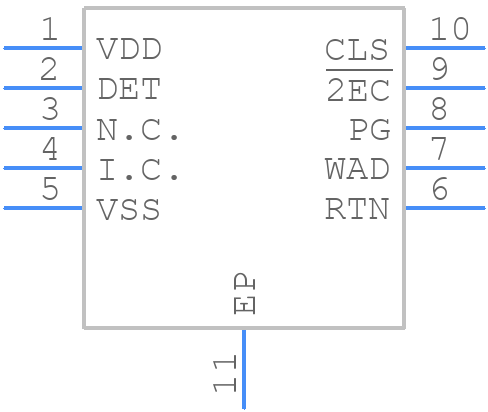 MAX5969BETB+T - Analog Devices - PCB symbol