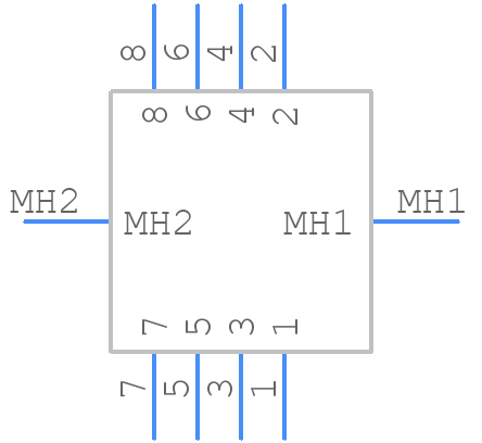 43860-0010 - Molex - PCB symbol