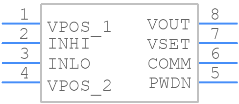 AD8313ARMZ - Analog Devices - PCB symbol