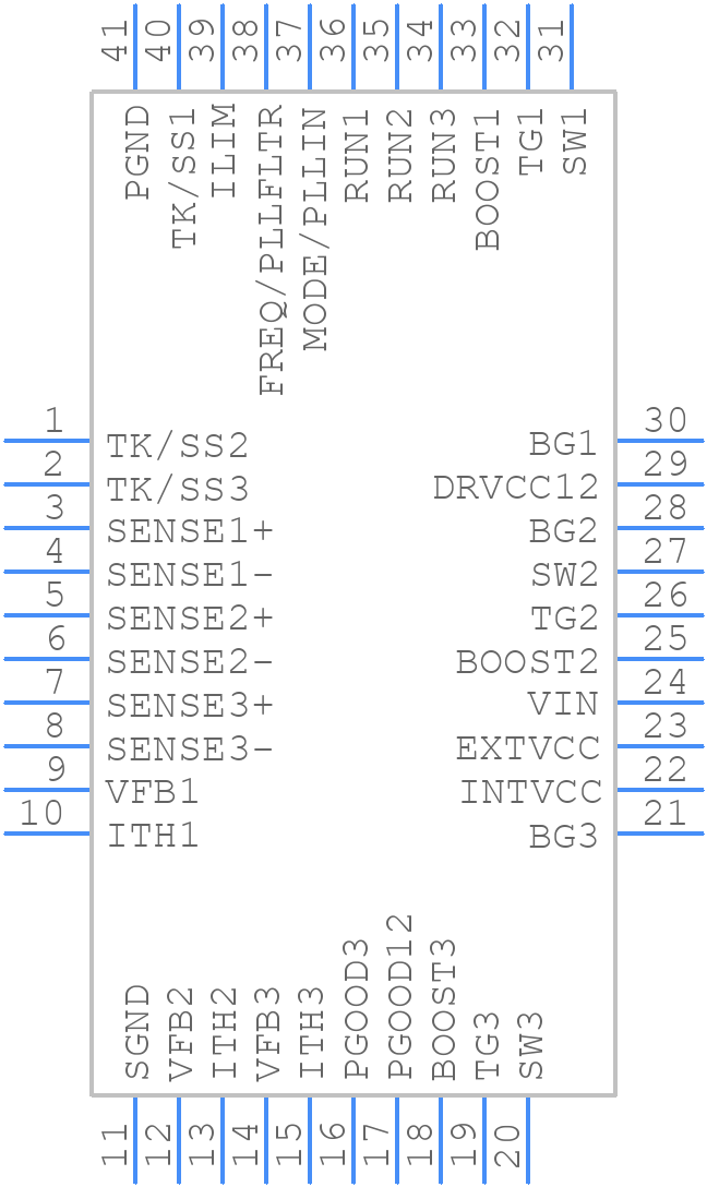 LTC3853EUJ#PBF - Analog Devices - PCB symbol