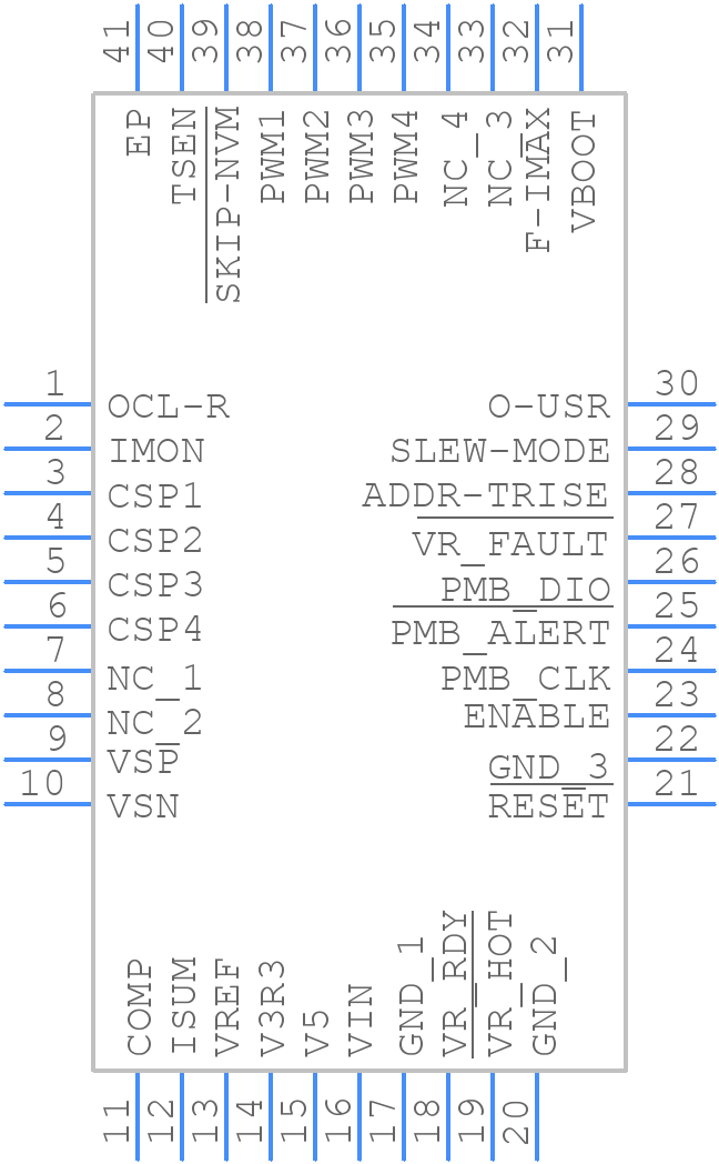 TPS53647RTAT - Texas Instruments - PCB symbol