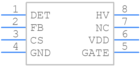 FAN6300AMY - onsemi - PCB symbol