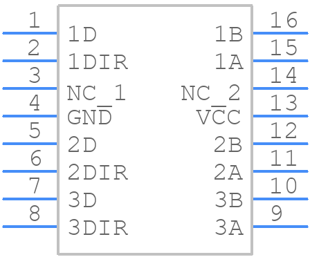 SN75LBC170DBR - Texas Instruments - PCB symbol