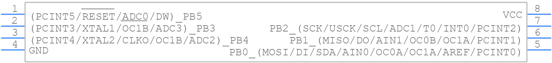 ATTINY85-15SZ - Microchip - PCB symbol