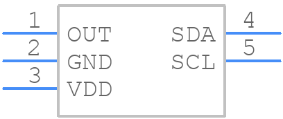 MAX5382LEUK+T - Analog Devices - PCB symbol