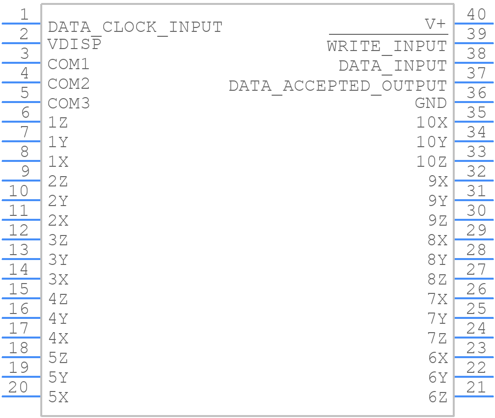 MAX7232BFIPL+ - Analog Devices - PCB symbol