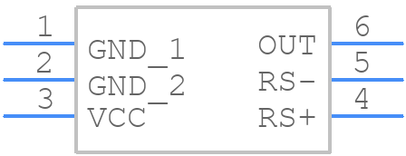 MAX4173TEUT+T - Analog Devices - PCB symbol