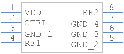 ADG902BRMZ - Analog Devices - PCB symbol