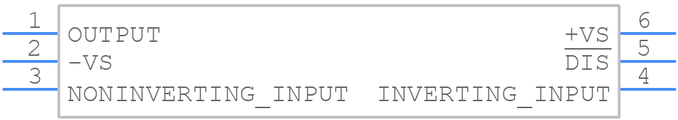 OPA847IDBVT - Texas Instruments - PCB symbol