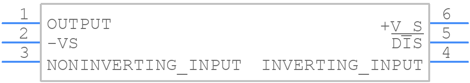 OPA847IDBVTG4 - Texas Instruments - PCB symbol