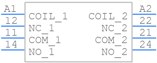 40.52.8.110.0000 - FINDER - PCB symbol