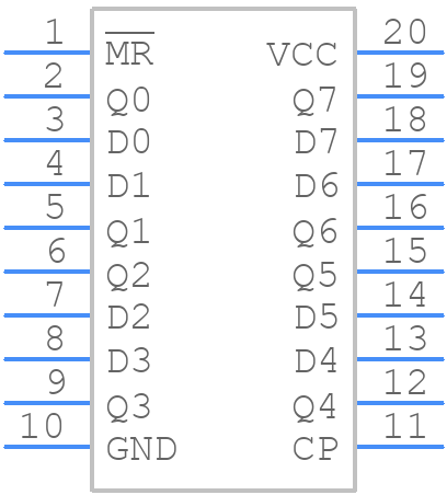 74LVC273PW,112 - Nexperia - PCB symbol