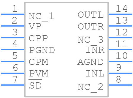 NCP2811BDTBR2G - onsemi - PCB symbol