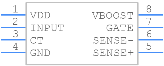 MIC5021YM-TR - Microchip - PCB symbol