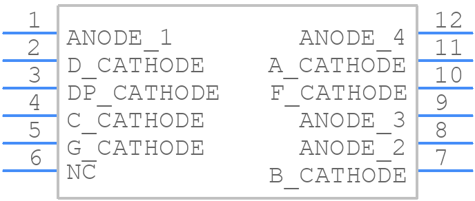 BA56-12SRWA - Kingbright - PCB symbol