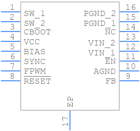 LM53603AQPWPTQ1 - Texas Instruments - PCB symbol