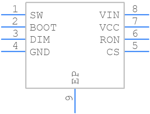 LM3404HVMRX/NOPB - Texas Instruments - PCB symbol