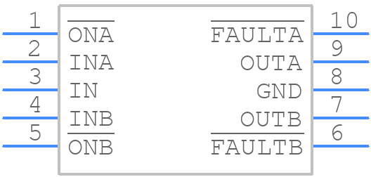 MAX1823AEUB+ - Analog Devices - PCB symbol