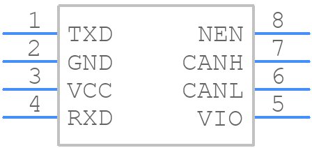 TLE7250GVIO - Infineon - PCB symbol