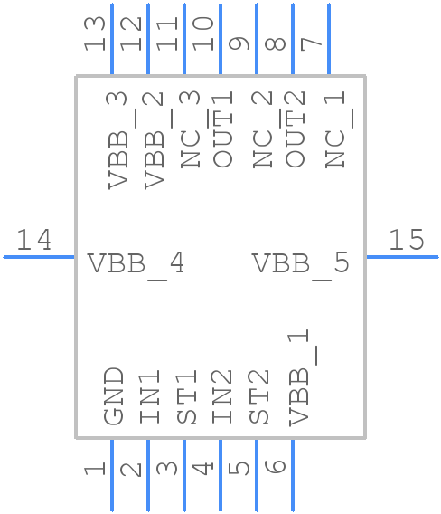BTS5215L - Infineon - PCB symbol