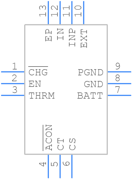MAX1925ETC+ - Analog Devices - PCB symbol