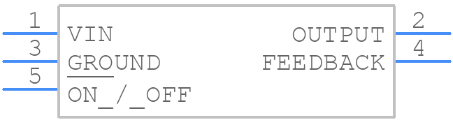 LM2576T-ADJ/NOPB - Texas Instruments - PCB symbol