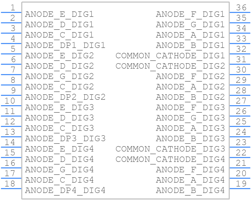 CC56-11GWA - Kingbright - PCB symbol