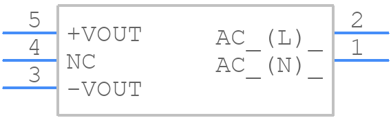 TMP 10105 - Traco Power - PCB symbol