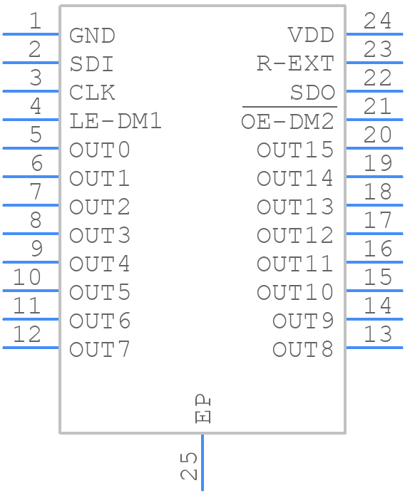 STP16DP05TTR - STMicroelectronics - PCB symbol