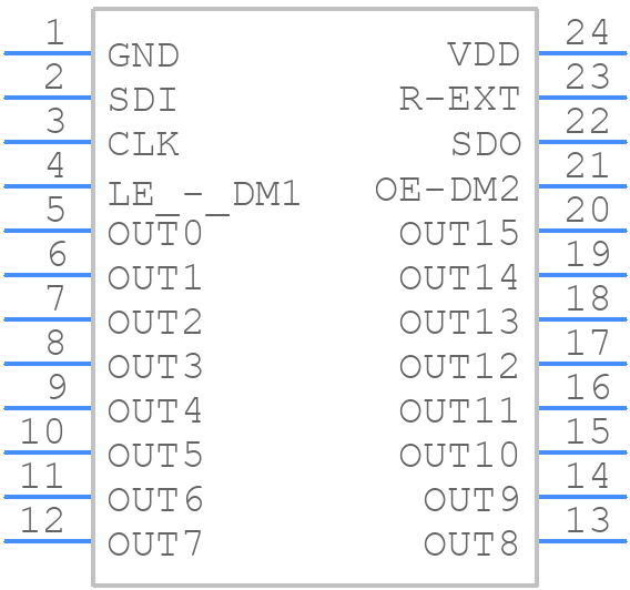 STP16DP05XTTR - STMicroelectronics - PCB symbol