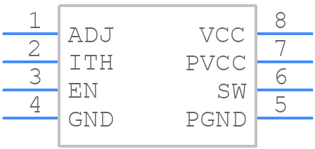 BD9161FVM-TR - ROHM Semiconductor - PCB symbol