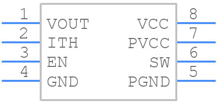BD9104FVM-TR - ROHM Semiconductor - PCB symbol