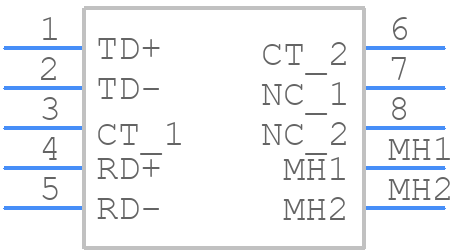 ARJ11G-MBSE-MU2 - ABRACON - PCB symbol