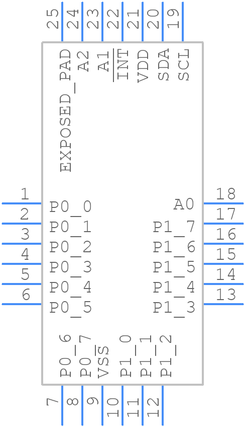 PCAL9535AHF,128 - NXP - PCB symbol