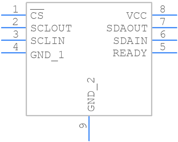 LTC4301LIDD#PBF - Analog Devices - PCB symbol