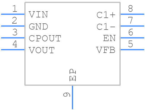 LM27761DSGR - Texas Instruments - PCB symbol