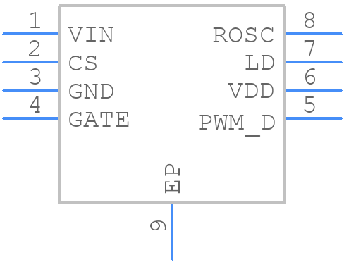 AL9910ASP-13 - Diodes Incorporated - PCB symbol