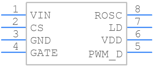 AL9910AS-13 - Diodes Incorporated - PCB symbol