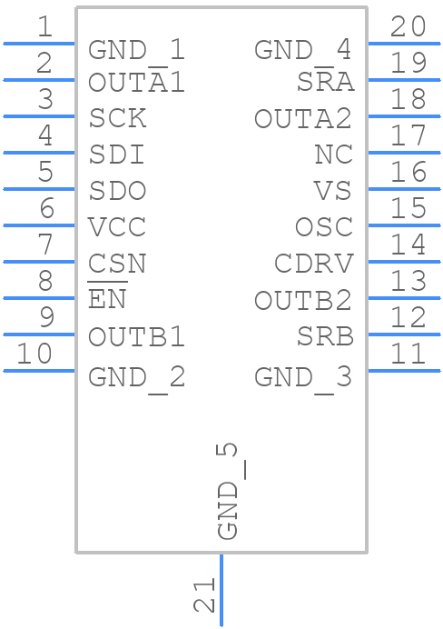 E-L9935013TR - STMicroelectronics - PCB symbol