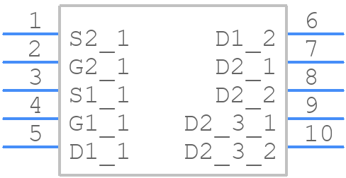 STL50DN6F7 - STMicroelectronics - PCB symbol